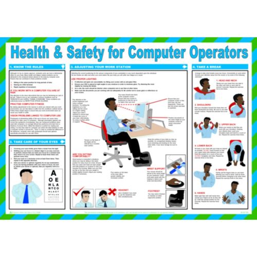 Health & Safety For Computer Operators Poster (POS13227)